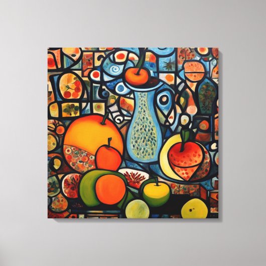 Abstrakte Stillleben Leinwand Kunst (Vorderseite)