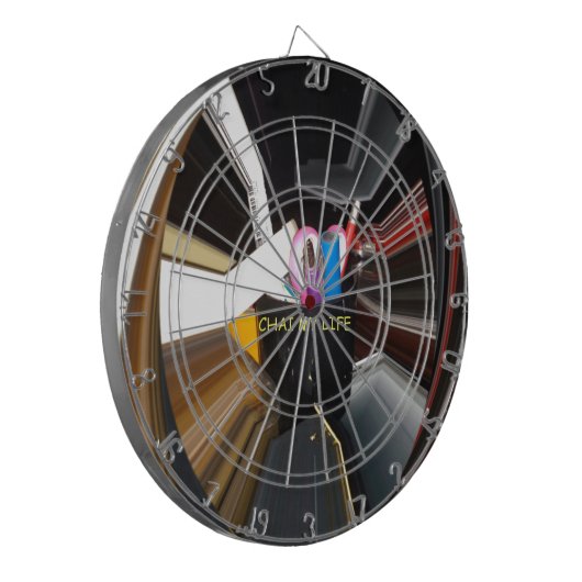 Abstrakte Stillleben Tee Tasse Büro Stationäre Kun Dartscheibe (Vorderseite Links)