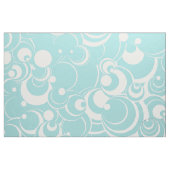 Abstrakte Stoffe aus Aqua Blue und White Circles (Fat Quarter (45,7 x 55,9 cm))