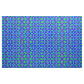 Abstrakte Stoffe in Blau und Grün der Blume (Yard (91,4 cm))