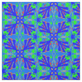Abstrakte Stoffe in Blau und Grün der Blume (Muster)