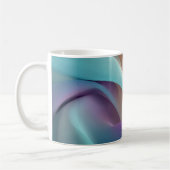 Abstrakte Stofftextur in Pastellfarben Kaffeetasse (Links)