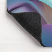 Abstrakte Stofftextur in Pastellfarben Mousepad (Ecke)