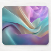 Abstrakte Stofftextur in Pastellfarben Mousepad (Vorne)