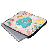 Abstrakte Strandbadebeispiel Laptopschutzhülle (Vorne Knopf)