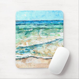Abstrakte Strandkunst Mousepad