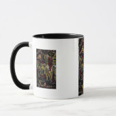 abstrakte Strandstadt Tasse (Links)