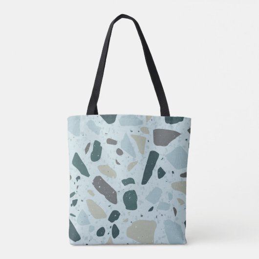 Abstrakte Strandtasche Tasche (Rückseite)