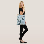 Abstrakte Strandtasche Tasche (Am Model)