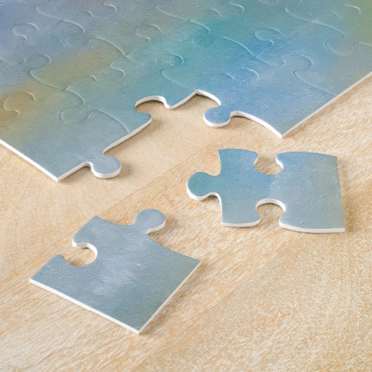 Abstrakte Strandwolken Puzzle (Seite)