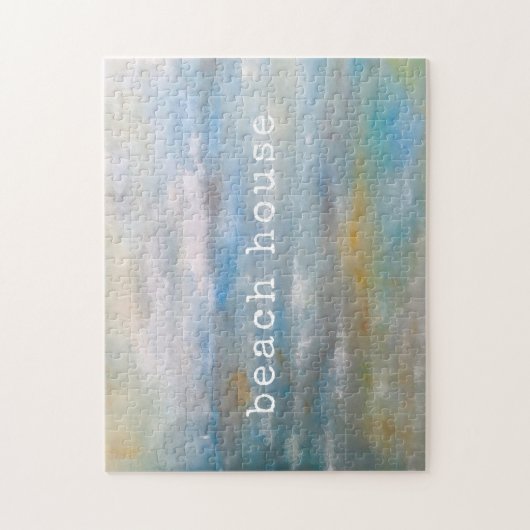 Abstrakte Strandwolken Puzzle (Vertikal)