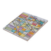 Abstrakte Straße Szene der Altstadt von Nizza| Niz Fliese (Seite)