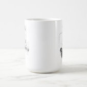 Abstrakte Straßenlandschaft Kaffeetasse (Mittel)