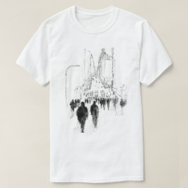 Abstrakte Straßenlandschaft T-Shirt