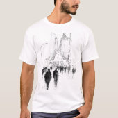 Abstrakte Straßenlandschaft T-Shirt (Vorderseite)