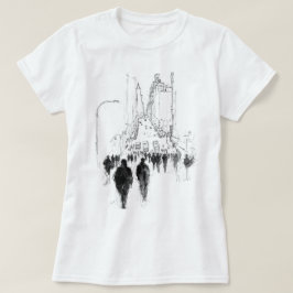 Abstrakte Straßenlandschaft T-Shirt