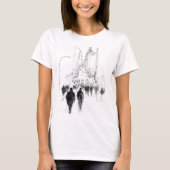 Abstrakte Straßenlandschaft T-Shirt (Vorderseite)