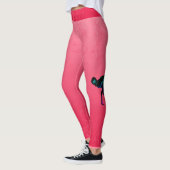 Abstrakte StraußenLeggings Leggings (Links)