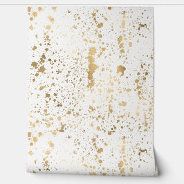 Abstrakte Streifen aus Gold Spritzer Tapete