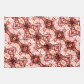 Abstrakte Streifen aus seidener Rapport in rosa We Geschirrtuch (Horizontal)