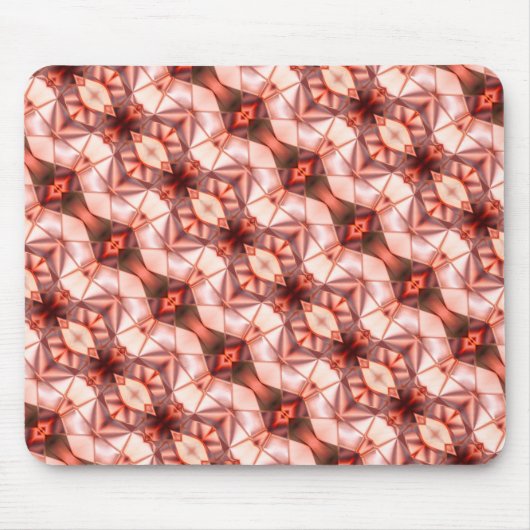 Abstrakte Streifen aus seidener Rapport in rosa We Mousepad (Vorne)