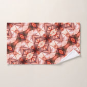 Abstrakte Streifen aus Seidenform in rosa Badhandtuch Set (Handtuch)