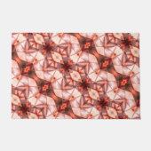 Abstrakte Streifen aus Seidenform in rosa Fußmatte (Vorderseite)