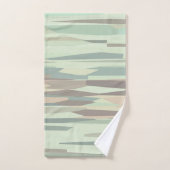 abstrakte Streifen Badhandtuch Set (Handtuch)