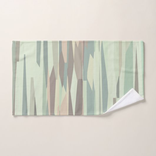 abstrakte Streifen Badhandtuch Set (Handtuch)