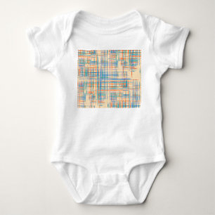 Abstrakte Streifen, bunt ethnische Grasmatte. Baby Strampler