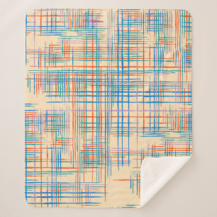 Abstrakte Streifen, bunt ethnische Grasmatte. Sherpadecke