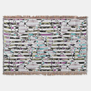 Abstrakte Streifen Decke