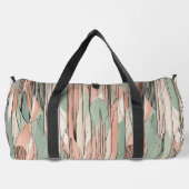 Abstrakte Streifen Duffle Bag (Rückseite)
