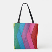 Abstrakte Streifen, farbig, Tasche (Rückseite)