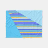 abstrakte Streifen Fleecedecke (Vorderseite (Horizontal))