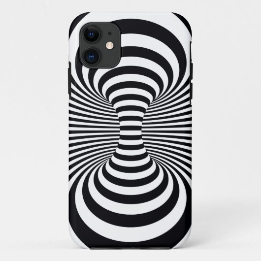 Abstrakte Streifen-Form-Kreise Case-Mate iPhone Hülle (Rückseite)