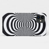Abstrakte Streifen-Form-Kreise Case-Mate iPhone Hülle (Rückseite (Horizontal))