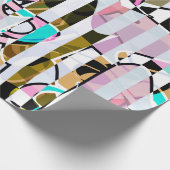 Abstrakte Streifen Geschenkpapier (Ecke)