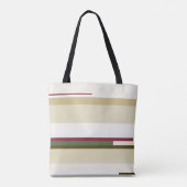 abstrakte Streifen grün und rot Tasche (Rückseite)