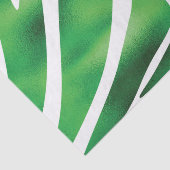 Abstrakte Streifen grün und weiß Seidenpapier (Ausschnitt)