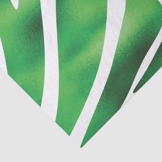 Abstrakte Streifen grün und weiß Seidenpapier (Ausschnitt)