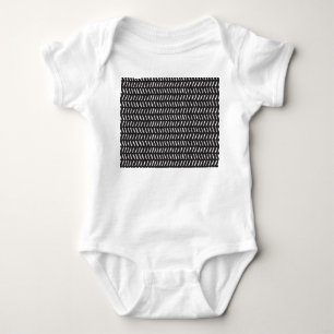 Abstrakte Streifen Horizontaler Vintager Hintergru Baby Strampler
