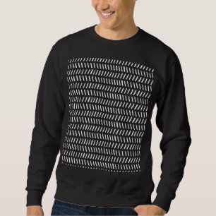 Abstrakte Streifen Horizontaler Vintager Hintergru Sweatshirt