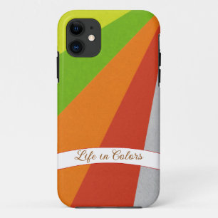 Abstrakte Streifen iPhone Case