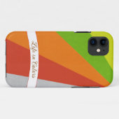 Abstrakte Streifen iPhone Case (Rückseite (Horizontal))