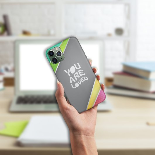 Abstrakte Streifen iPhone Case