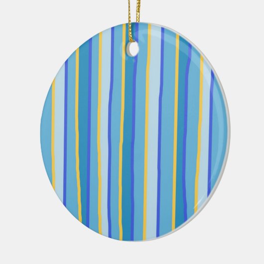 abstrakte Streifen Keramik Ornament (Links)