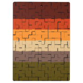 Abstrakte Streifen Klemmbrett (Rückseite)