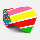 Abstrakte Streifen Krawatte (Gerollt)