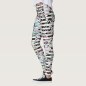 Abstrakte Streifen Leggings (Links)